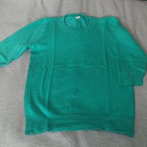 JCrew green sweater